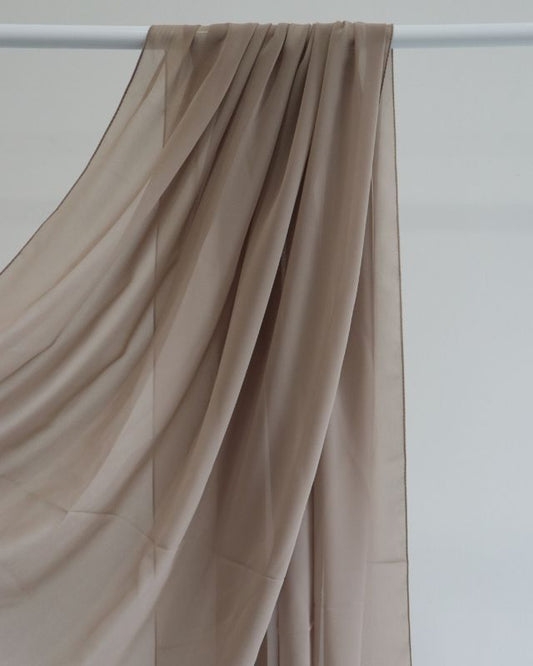 Beige – Chiffon Scarf
