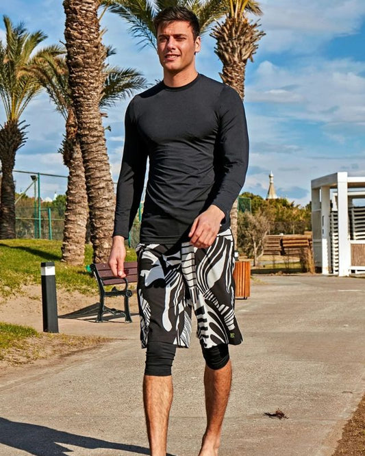 Black Men's Shorts S2403