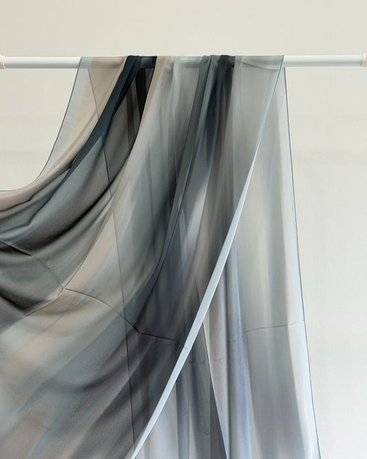 Sahra Dune Mist – Crêpe Scarf