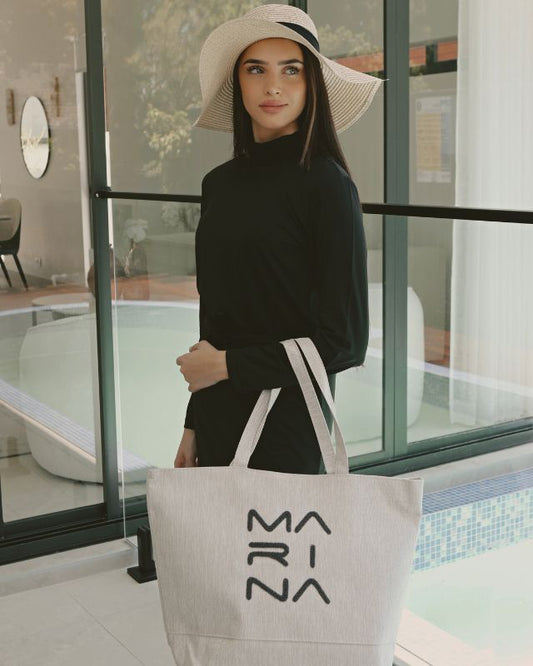 Lycra Black Burkini Modest Swimwear M2461