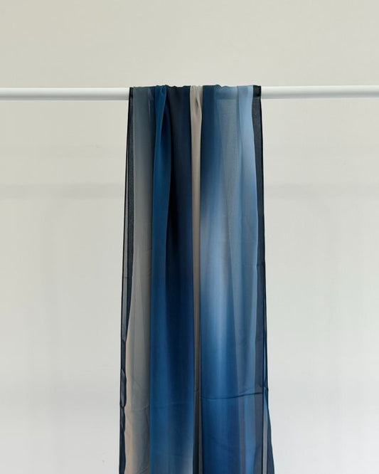 Sahra Sky – Crêpe Scarf