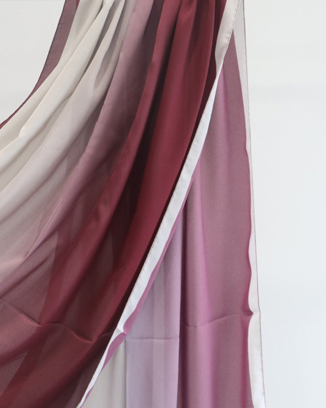 Mulberry Mist – Satin Scarf