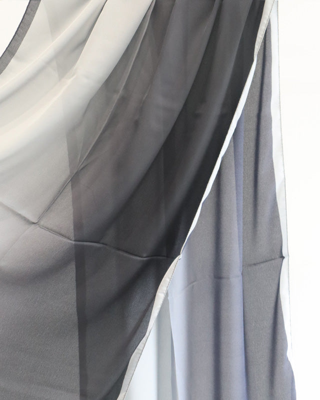 Midnight Black – Satin Scarf