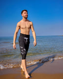 Marina Black Modest Men’s Swim Short - S2503-1