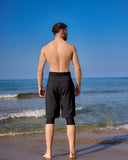 Marina Black Modest Men’s Swim Short - S2503-1