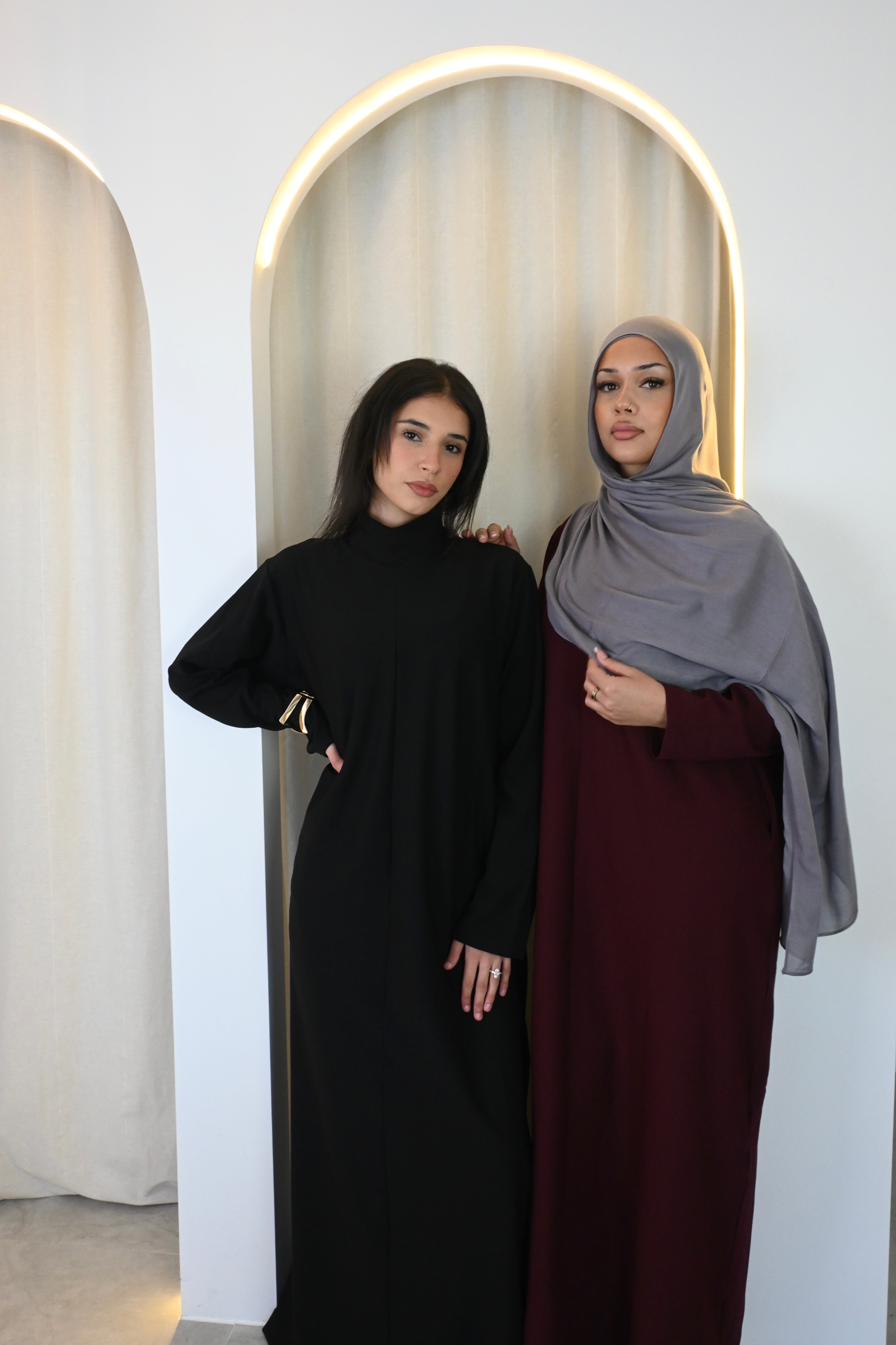 Maroon Abaya