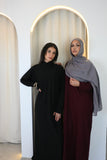 Maroon Abaya