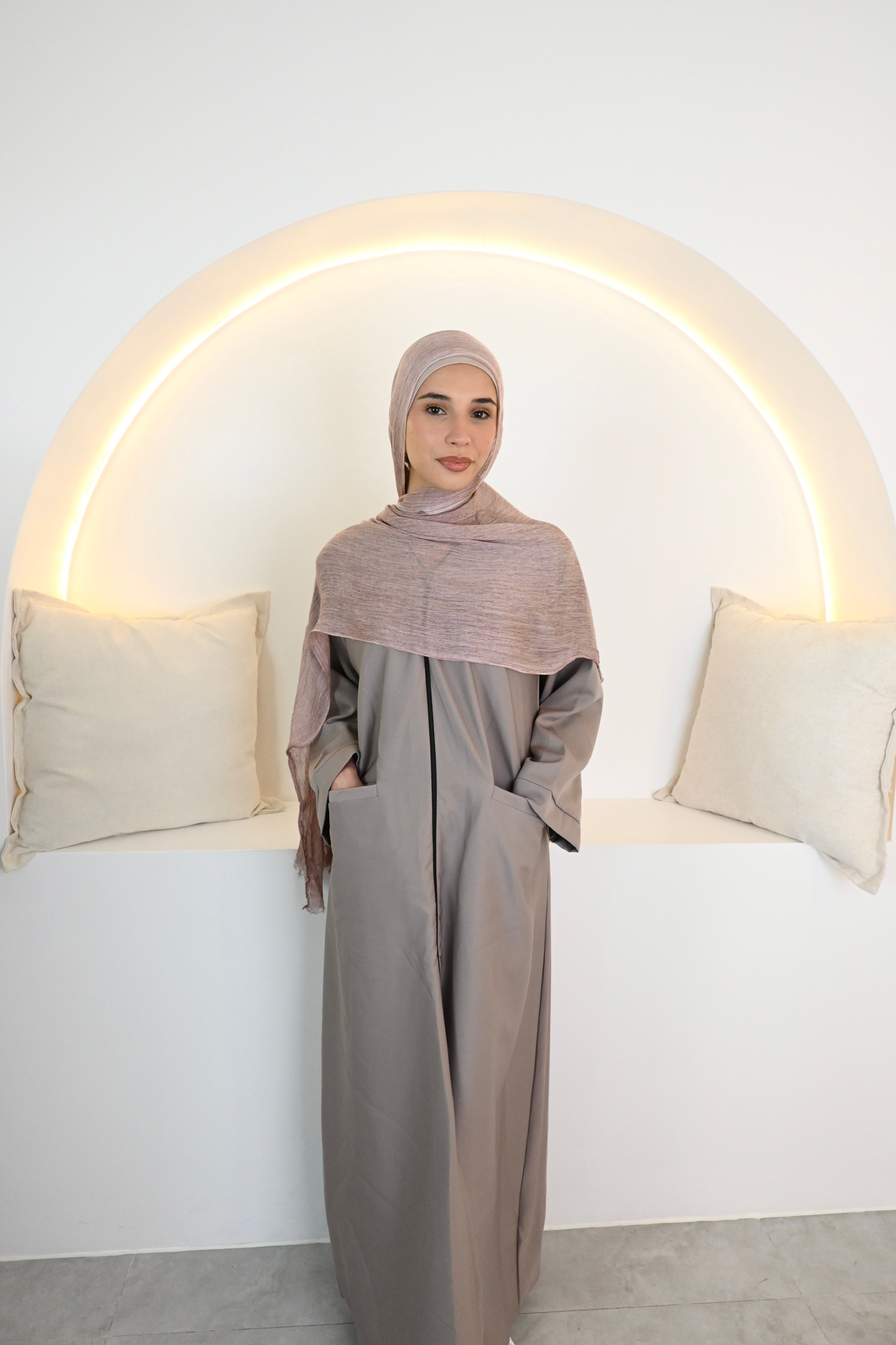 Zip Front Aabya Stone