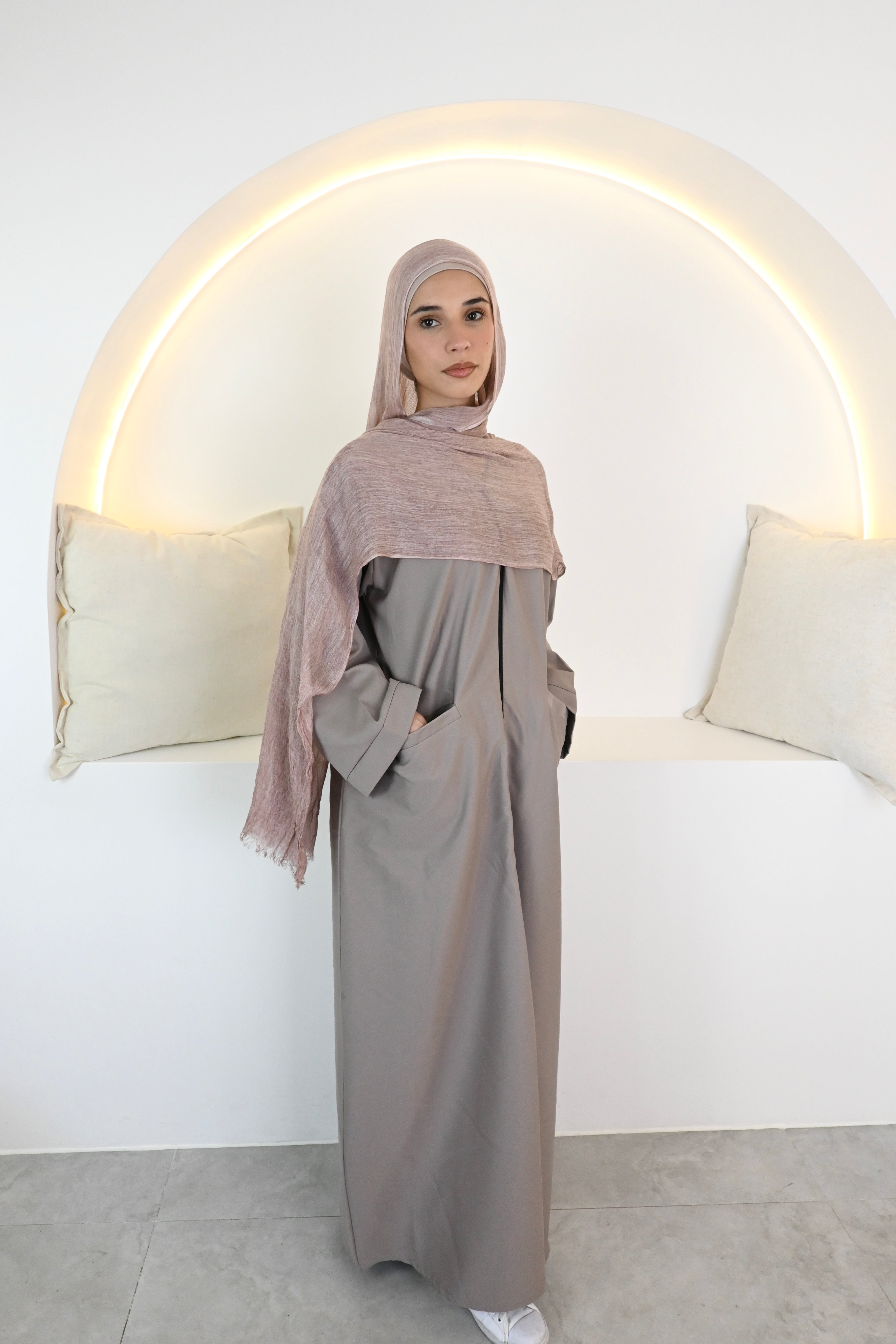 Zip Front Aabya Stone