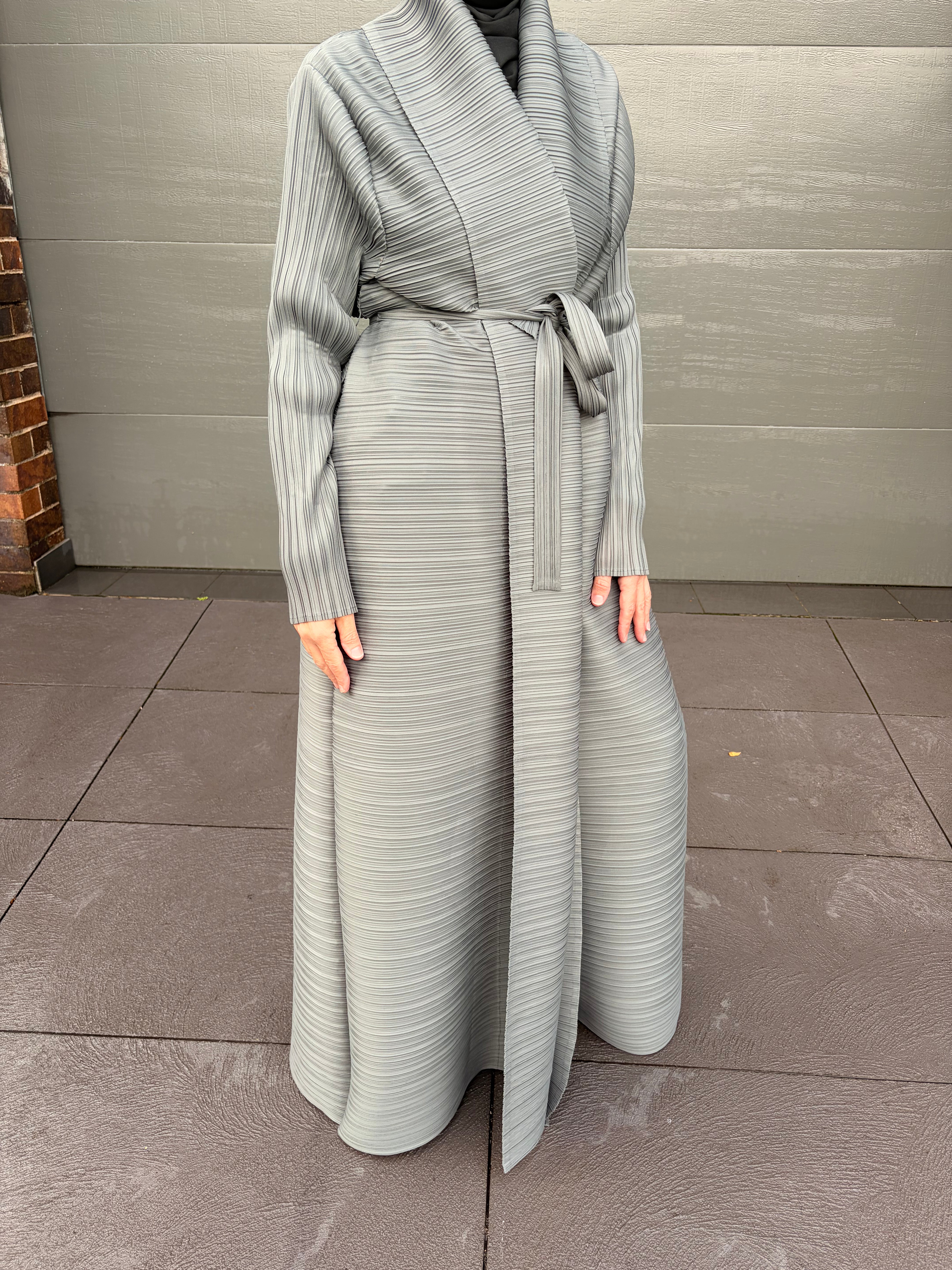 Gray Abaya