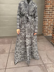 Midnight Marble Abaya