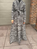 Midnight Marble Abaya