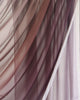 Ombré Burgundy – Crêpe Scarf
