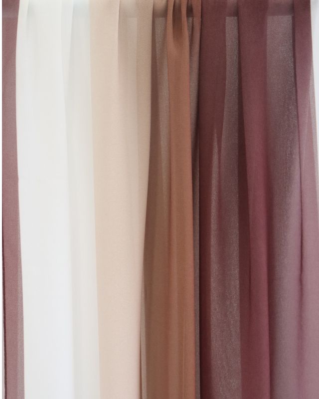 Ombré Rose Dusk – Crêpe Scarf