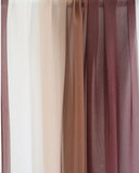 Ombré Rose Dusk – Crêpe Scarf