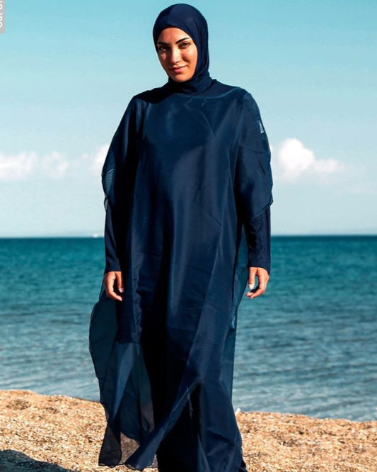 Navy Pareo Kimono P2201