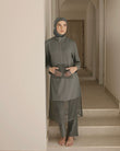 Marina Grey Modest Swimwear Burkini long length - M2508-4