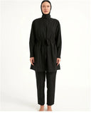 Andalus Full Coverage Burkini Set with Front Ruching A2502-1
