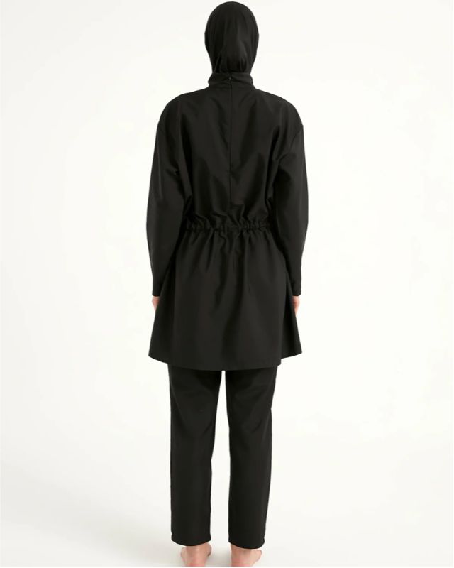 Andalus Full Coverage Burkini Set with Front Ruching A2502-1