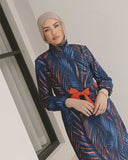 Woven Navy Burkini Modest Swimwear M2305