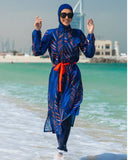 Woven Navy Burkini Modest Swimwear M2305