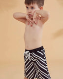 Woven Black Boys Shorts B2361