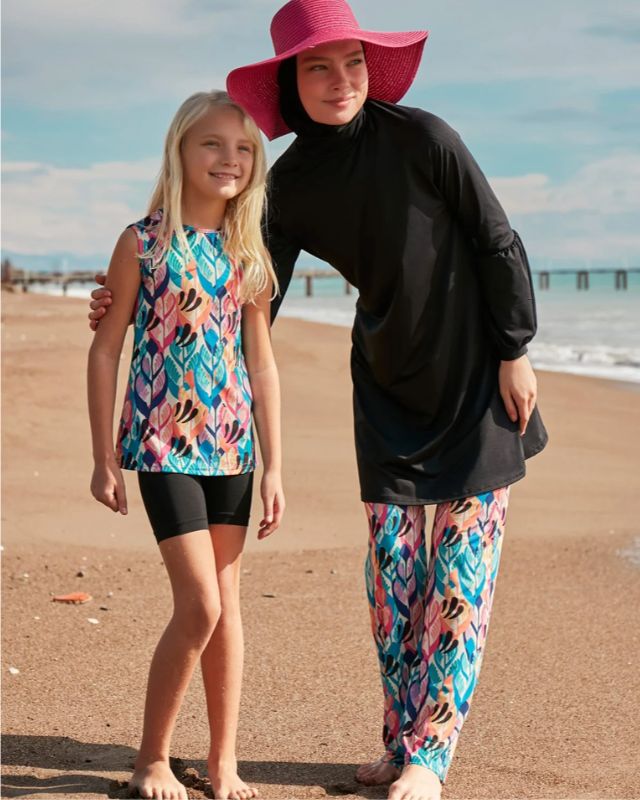 Lycra Colorful Girls Swimwear K2401
