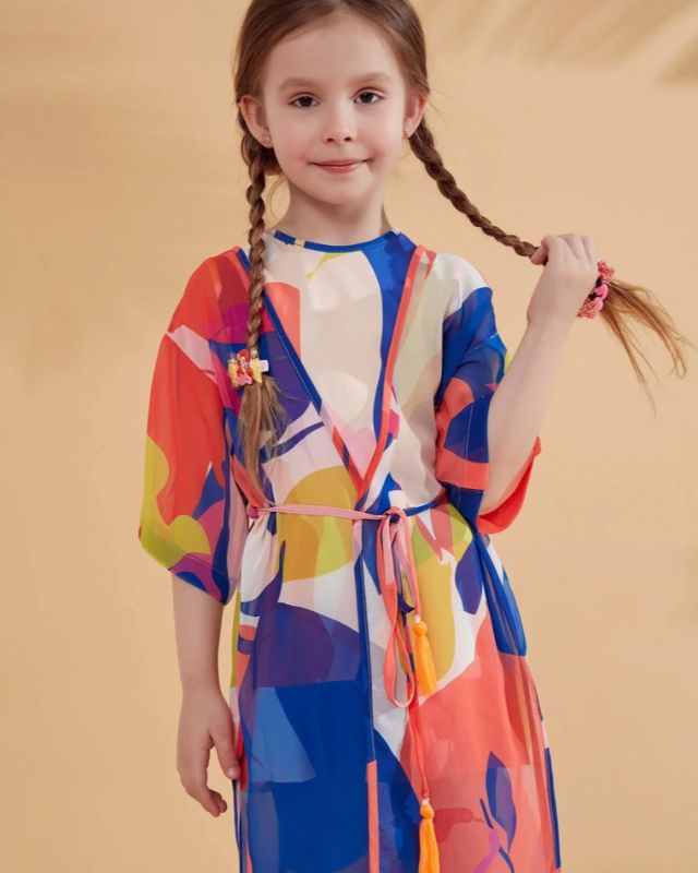 Colourful Kids Pareo Kimono P2331