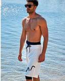 White Men's Shorts S2354