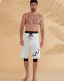 White Men's Shorts S2354
