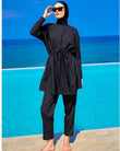 Andalus Full Coverage Burkini Set with Front Ruching A2502-1