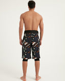 Marina Black Modest Men’s Swim Shorts - S2502
