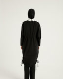 Black Full Coverage Modest Swimwear Burkini Set M2521-3