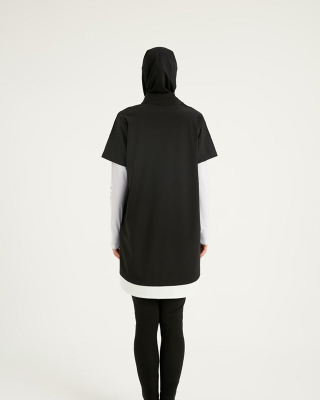 Marina Black Modest Swimwear Burkini - M2532