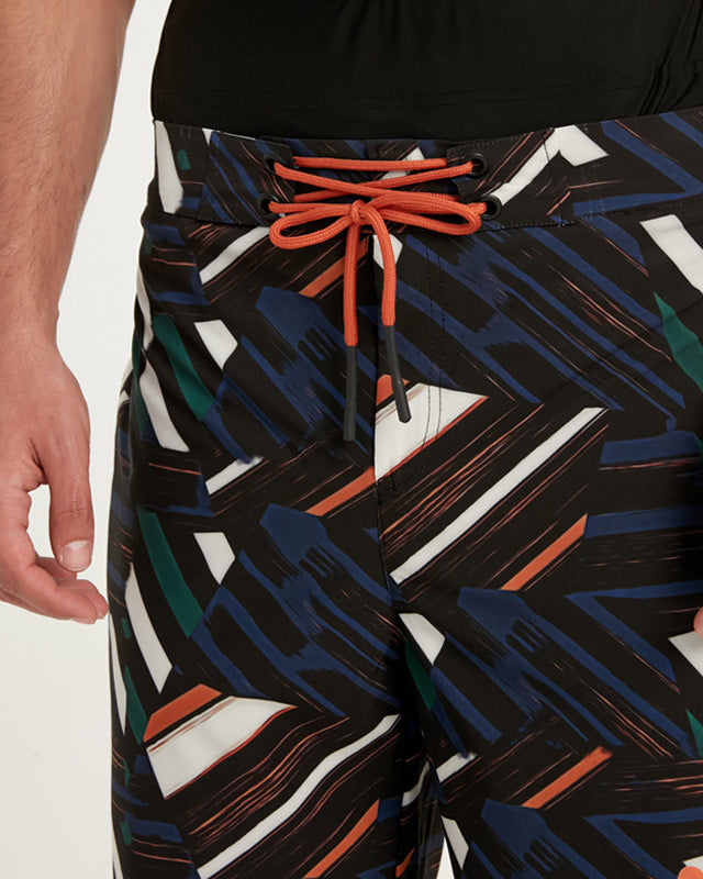 Marina Black Modest Men’s Swim Shorts - S2502
