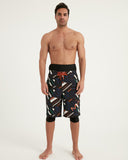 Marina Black Modest Men’s Swim Shorts - S2502