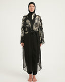 Silky Full Length Modest Kimono Lightweight Elegant Beach Cover P2509