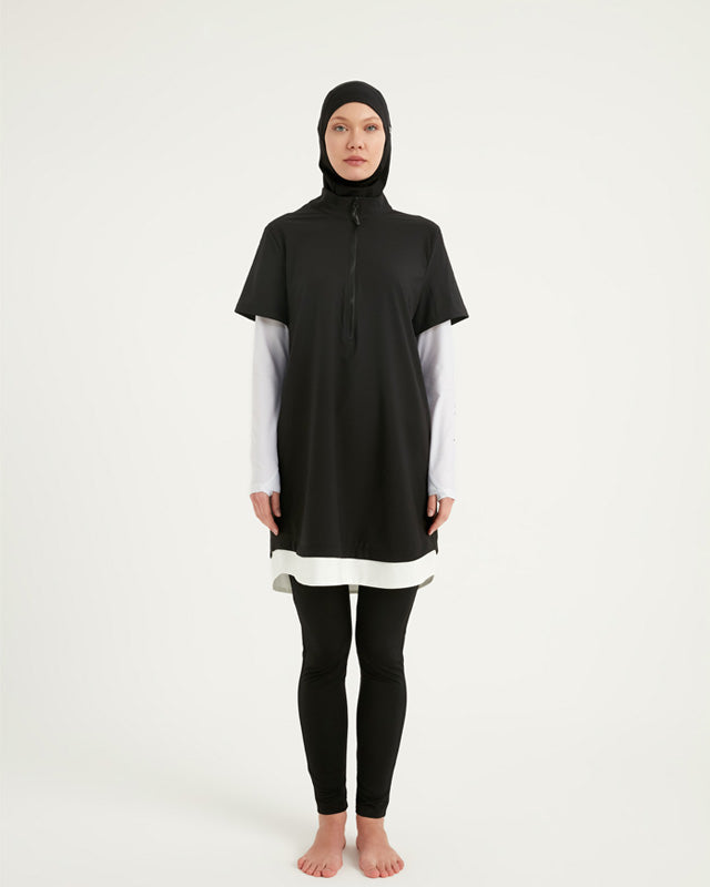 Marina Black Modest Swimwear Burkini - M2532
