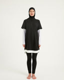 Marina Black Modest Swimwear Burkini - M2532