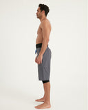 Marina Grey Modest Men’s Swim Shorts - S2505-1