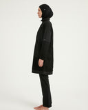 Black Tulle Detail Full Coverage Swimwear Burkini M2534-1