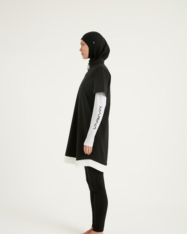Marina Black Modest Swimwear Burkini - M2532