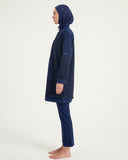 Navy Full Coverage Modest Swimwear Burkini Set M2534-2