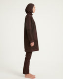 Brown Full Coverage Tulle Detail Modest Swimwear Burkini Set M2534-4