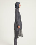 Marina Grey Modest Swimwear Burkini long length - M2508-4