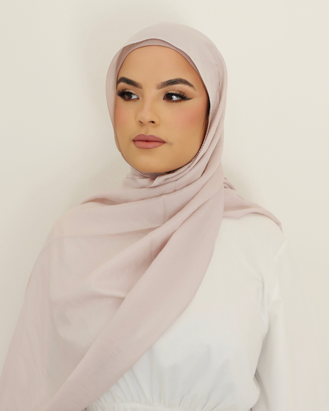 Soft Pink – Satin Scarf