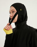 Marina Black Full Coverage Islamic Swimwear Burkini Set M2501-1