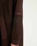 Brown Full Coverage Tulle Detail Modest Swimwear Burkini Set M2534-4