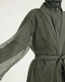Khaki Full Coverage Mesh Kimono – P2501-3